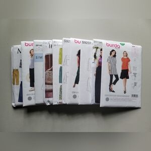 ‼️MUST GO‼️ Lot of 10 new uncut sewing patterns size small to large